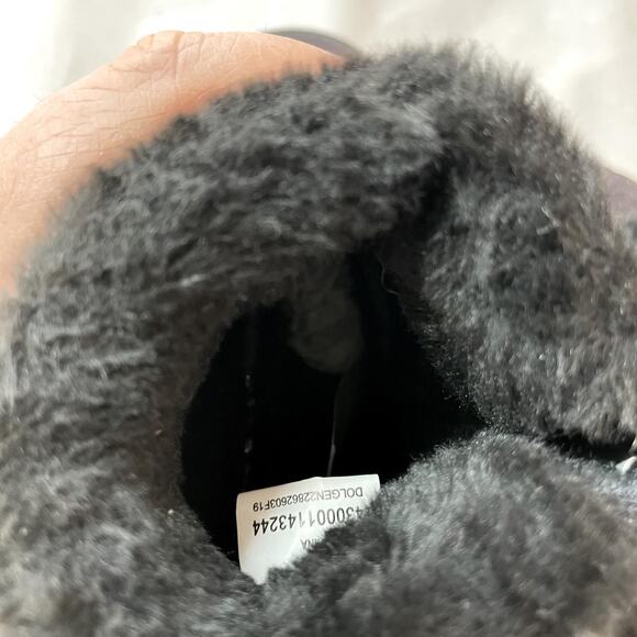 Black size 6 girl's soft boots with side zip NEW - Picture 5 of 9